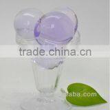 Crystal Clear Purple Centerpiece Decoration Jumbo Bio Gel Beads thumbnail-1