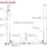 3.5T Single Post Car Lift thumbnail-3
