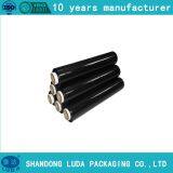 Shandong Luda Production Width of 50mm-1500mm Black Hand LLDPE Stretch Wrap Film thumbnail-3