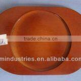 Small Pine Wooden Tray Organizer With Handles thumbnail-1