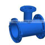 EN545 DI All Tee Loosing Flanged Pipe Fittings thumbnail-1