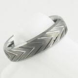 3mm Women Zirconia Ceramic Jewelry Ring Black For Party thumbnail-2