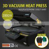 3D Vacuum sublimation heat transfer machine