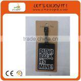 Hard Custom Printed PVC Hard Plastic Luggage Tag thumbnail-1
