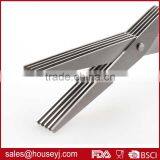 5 Layer Blades Kitchen Herb Scissors With Soft Grip Handle Stainless Steel Kitchen Scissors thumbnail-4