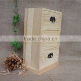 Antique Small Wooden Cabinet With Many Drawers thumbnail-1