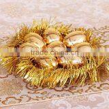 High Quality Golden Electroplated Decorative Artificial Egg thumbnail-2
