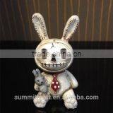 Resin Creepy Geek Style Rabbit Skull Figurine thumbnail-4