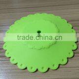 Green Beautiful New Design Silicone Cup Lid thumbnail-2