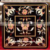 Square Marble Inlay Table Top, Marble Inlay Coffee Room Table Top thumbnail-1