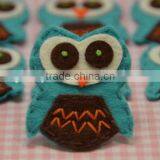 High Quality Polyester Felt Fantasma Owl Ornaments Pendant Toy Keychain Custom Animal Shape Design Manufacturer in China OEM ODM thumbnail-1
