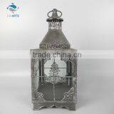 Wholesale Antique Imitation Garden Decoration Glass Lantern Candle Holders thumbnail-1