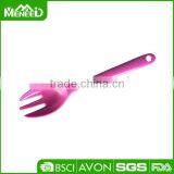 Party Used Fushcia Melamine Salad Spoon With Hole thumbnail-2