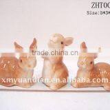 Rabbit Ceramic Trinkets thumbnail-1