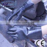 NMSAFETY Cotton Interlock and Jersey Double Liner Pvc Safety Gloves thumbnail-1