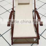 Folding 4-adjustable Wooden Chair Wood Beach Chair thumbnail-4
