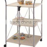 Kitchen Stand Kitchen Shelf, Magazine Rack, Easy Move Metal Storage Rack thumbnail-5