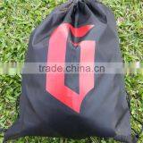 2016 Fashion Promotion Hot Sell Black Sport Drawstring Bag, Polyester Drawstring Bags thumbnail-3