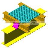 FRP GRP Fiberglass Assembled Structural Gratings Platform Anticorrosion thumbnail-2