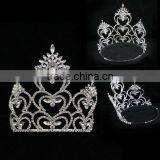 Bridal Jewelry Pageant Rhinestone Big Headwear Hair Accessories Fashion Crown thumbnail-2
