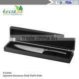 Japanese Damascus Steel Chef's Knife - Wooden Gift Box - Blade: 8 Inches thumbnail-5