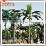 Hot Sale Outdoor Landscaping Artificial Fake Coconut Tree Decoration Palm Tree Dubai thumbnail-2