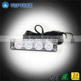 10-80V Amber LED Strobe Light Bars 16w 4pcs Strobe Warning Lights thumbnail-2