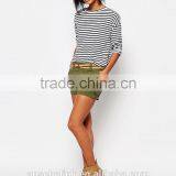 Personalized Wholesale Women Belted Cargo Shorts on Sale thumbnail-2