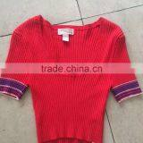 Yiwu Stocklots Ladies Branded Knitted Cashmere Sweater Suit thumbnail-2