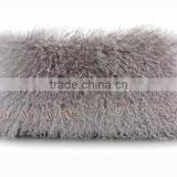 CX-D-01A High Quality Customed Size ColorfulTibetan Lamb Fur Pillow Cover thumbnail-1