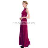 Maxnegio Long Dress Maxi Chiffon Beaded Round Neck Evening Dress thumbnail-2