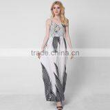 Maxnegio Fashion Chiffon Maxi Backless Beach Wear Dress thumbnail-3
