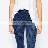 New Pattern Custom Printed Latest Design Jeans Pent for Women thumbnail-3