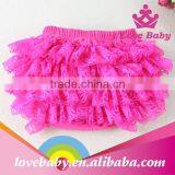 Wholesale Sweet Baby Ruffle Style Lace Bloomer Shorts for Children thumbnail-5
