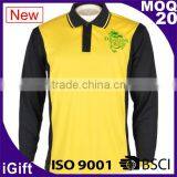 IS09001/BSCI Factory 100% Cotton Long Sleeve Reflective Work Safety Polo Shirt thumbnail-6