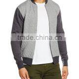 Mens Quilted Plain Hoodie Sweatshirt Winter Jacket thumbnail-4