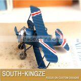 Vintage Decoration Iron Metal Airplane Display Model thumbnail-1