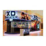 7D 8D 9D Motion Simulators XD Theatres With PU Leather / Real Leather Motion Chairs thumbnail-1