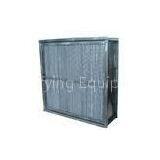H13 , H14 Aluminium High Temp Hepa Filter Separator , Industrial Deep Pleated HEPA Filter thumbnail-1