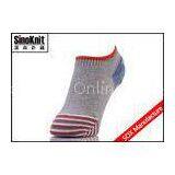 American Flag Patterned Knitting No Show Socks Customized Womens Boart Socks