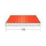 Color Coated Steel Composite Roof Panels Building Material for Greenhouse , 1200 Socket thumbnail-1