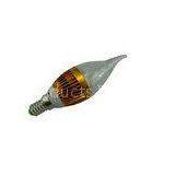 Indoor 2.5 Watt Led Candle Bulbs Aluminum E14 Tailed Shape , Ac 80 - 265v thumbnail-1