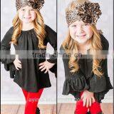 Ruffle Sleeve Sweet Child Clothing Cheap Wholesale Children Clothing Usa thumbnail-3