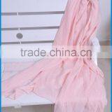 Women's Fashion TR Cotton Long Plain Color Scarf thumbnail-2