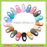 Hot Selling Wholesale Soft Plain Moccasin Baby Leather Shoe