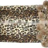 Silk Pashmina Wool , Plain Pashmina Shawl With Fur Balls thumbnail-5