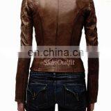 Stylish Womens Genuine Leather Jackets thumbnail-2