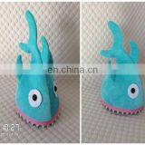 Shark Hat Plush Toy Cap on Head Kids Fun Game Toy thumbnail-2