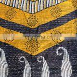 Indian Handmade Kantha Cotton Scarf thumbnail-4