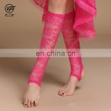 P-9108 Wholesale professional belly dance lace boot socks